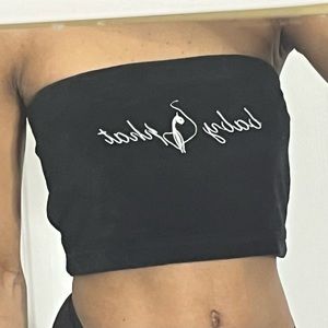 Black baby Phat crop top